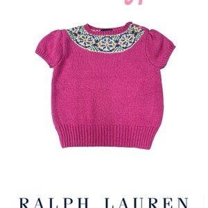 Ralph Lauren Pink Knit Sweater